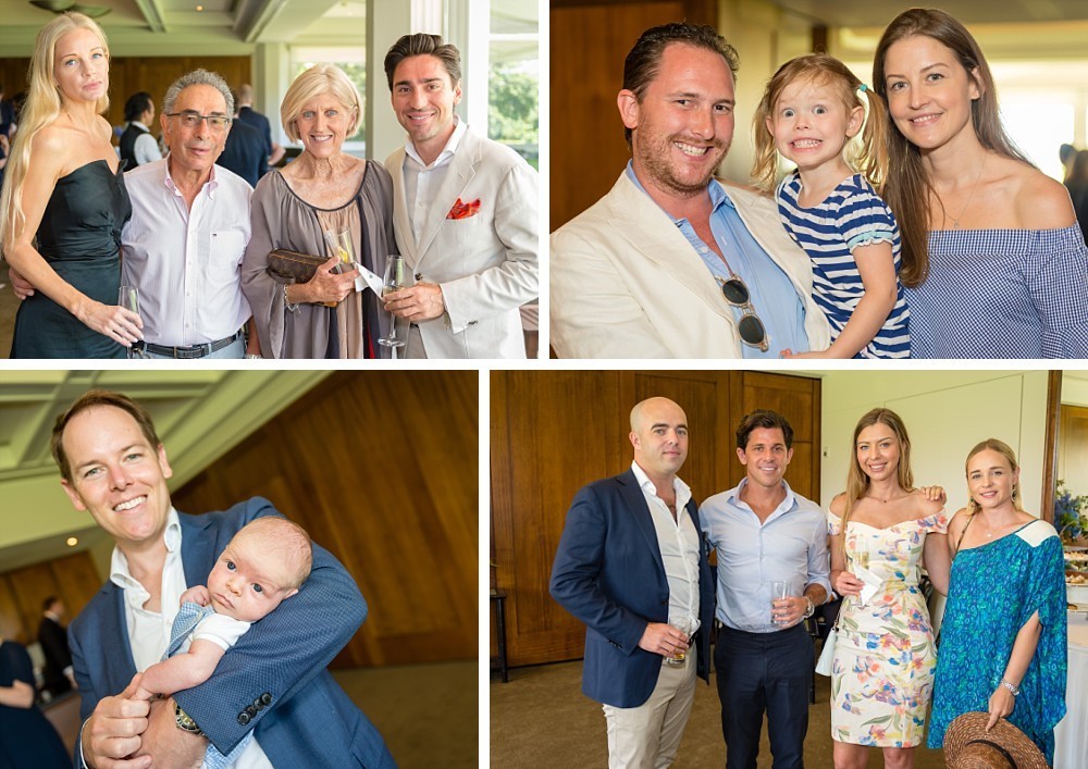 Guests at Baby Alfred's Christening Reception at Royal Sydney Golf Club